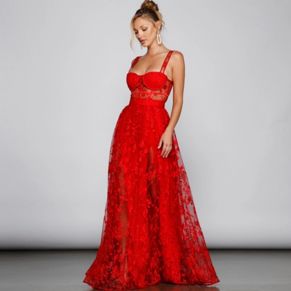 ❤️Red formal dress❤️